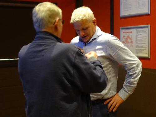 2017-03-23 12 . 5 Jaar lid Eric van de Maarel